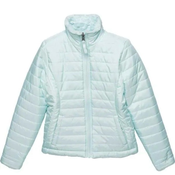 Liv & Lottie Other - Liv & Lottie Big Girls Reversible Jacket Light Aqua Size 8 NWT